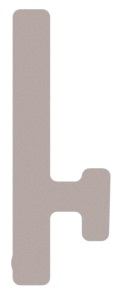 Produktbild UBK 100 005  -  Sichtkante zu Unterflur-Bodenkanal UBK, für 5mm Vertiefung